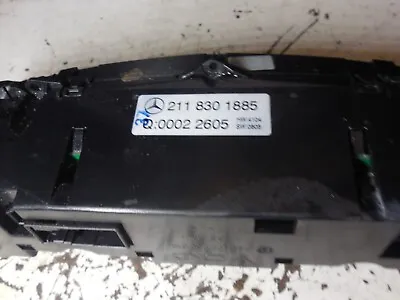 03-06 Mercedes W211 E320 E350 Heater Temperature Climate Control Unit 2118301885 • $29