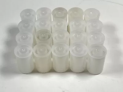 $4 • Buy 35mm Empty Film Canisters White With White Lids (20qty)