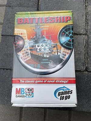 £8.99 • Buy Battleships Travel Edition Games To Go MB Games