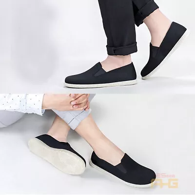 Kung Fu Slippers Tai Chi Pumps Rubber Sole Martial Arts Karate Cotton Sole Shoes • $33.64