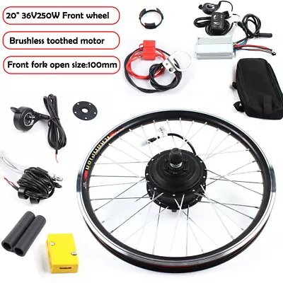 20inch Front Wheel Electric Bicycle Motor Kit E-Bike Hub Conversion Kit 36V 250W • $179.55