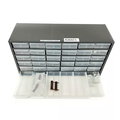 Metal Organizer Storage Cabinet With 36 Plastic Drawers 17 X 11 X 11 In • $159.97