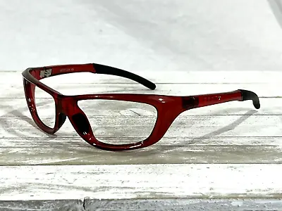 Vintage Scott USA Quasar Mens Wrap Sunglasses Frames Only Orange Red • $25