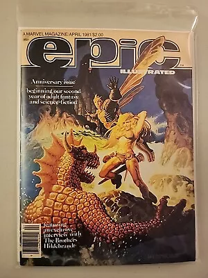 1981 April EPIC ILLUSTRATED The Marvel Magazine Of Fantasy & Science Fiction  • $4.99