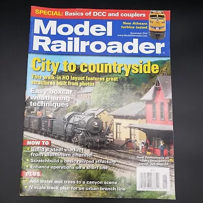 Model Railroader Magazine - November 2010- Train Hobbyist Miniature • $3.39