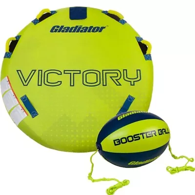 Gladiator Victory 1-2 Rider Towable Boat Tube With Booster Ball • $50