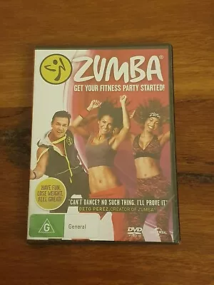 Zumba Fitness (DVD 2015) Get Your Fitness Party Started Region 4 NEW SEALED • $24.95