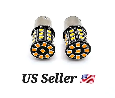 2 Amber LED Turn Signal Bulbs For Honda 33303-SD4-671 12v 21/5w Bulb Motorcycle • $12.99