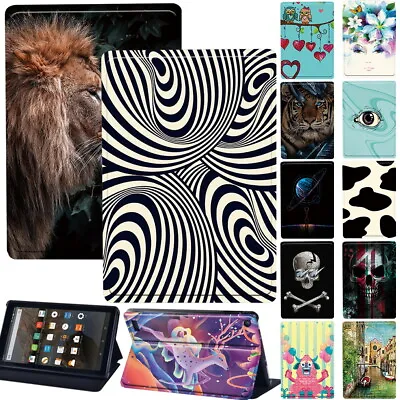 £7.99 • Buy Leather Stand Cover Tablet Case Fit Amazon Fire 7 /Fire HD 8 /8 Plus/ Fire HD 10