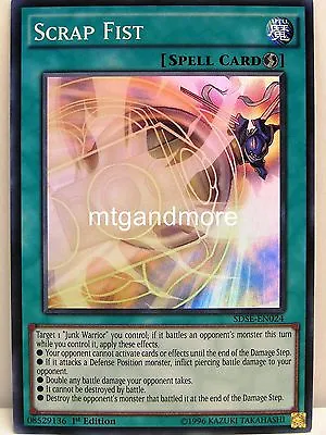 Yu-Gi-Oh - 1x Scrap Fist - SDSE - Structure Deck Synchronous Extreme • £1.21