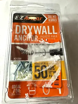 E-Z Ancor Twist-N-Lock 50 Lbs. Drywall Anchors (50-Pack) # 25350 • $12.95