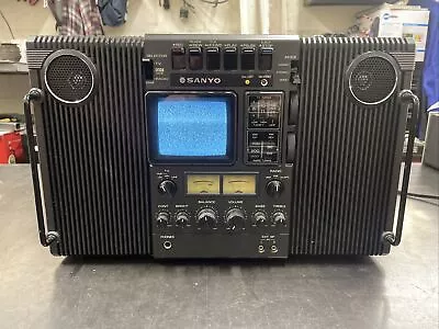 Vintage Sanyo MT4200 AM/FM Radio TV & Cassette Player Stereo Boombox NICE Japan • $274.94