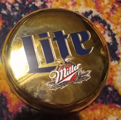 Miller Lite Bottle Cap Large Plastic Sign For Man Cave Bar Decor Beer Pub  • $25.99