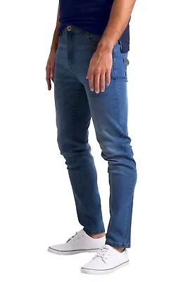 Men's Slim-Fit Jeans Skinny Straight Denim Pants • $22.99