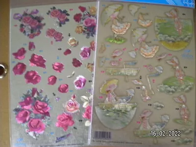 Beautiful A4 2 Pack Die Cut Decoupage Toppers By Dufex. Choice Of 2 Packs (671) • £1.60