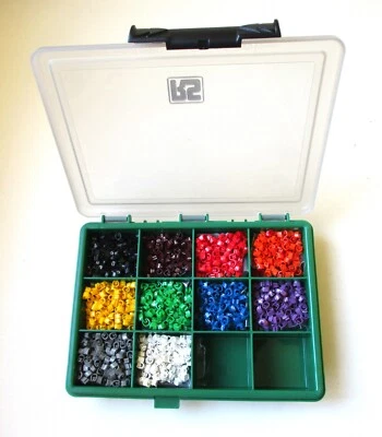 £25 • Buy Cable Marker Kit (100 Pcs) CSA 16 - 70mm² Chevron Cut Colour Code Numbers