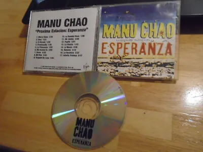 RARE ADVANCE PROMO Manu Chao CD Proxima Estacion Esperanza EXTENDED VERSIONS ! • $9.99