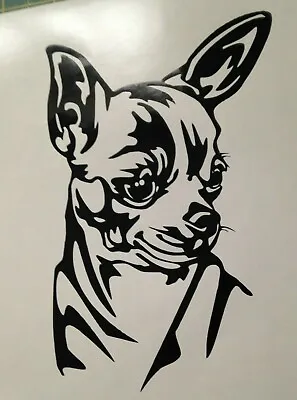 £2.70 • Buy 1x Chihuahua Dog Pet Vinyl Sticker Bumper Window Car Van Craft Decal 3.5x5.5inch