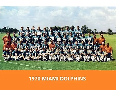 1970 Miami Dolphins 8x10 Team Photo Picture Nfl Football Color • $4.99