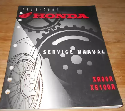 Honda Xr80 Xr80r Xr100 Xr100r Mechanics Repair Manual Book 61kn452 • $59.95