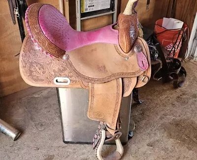 15 Circle Y Barrel Racing Saddle Semi Bars  • $800