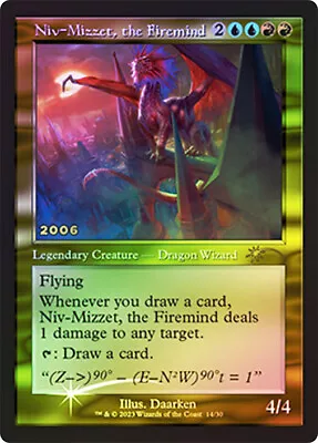 MTG FOIL Niv-Mizzet The Firemind 30th Anniversary  - Promo: Date Stamped • $1.69