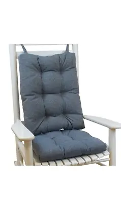 $20 • Buy 2 Pack Non-Slip Rocking Chair Cushion Gripper Pad Seat Jumbo Garden Indoor Blue