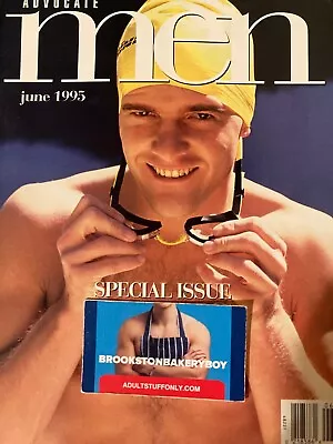 Vintage June 1995 ADVOCATE MEN Magazine Playgirl-Like Cover: Michael • $9.95