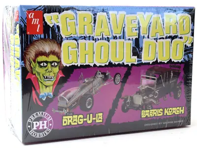AMT / Premium Hobbies Graveyard Ghoul Duo 1:25 Plastic Model Car Kits CP8120 • $34.99