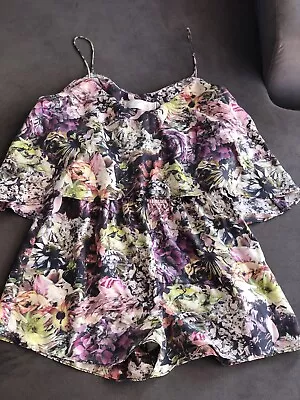 Zimmermann Silk Floral Playsuit Size 0 • $60