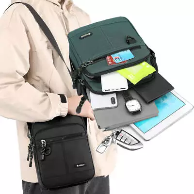 Men's Canvas Crossbody Messenger Shoulder Bags Handbag Satchel Casual Day Bag • $22.99