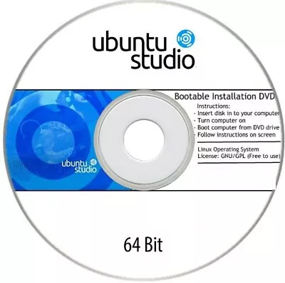 Ubuntu Studio 22 Linux Jammy Jellyfish • $9.99