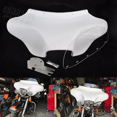 Motorcycle Batwing Fairing 6x9 Speaker & Windshield For Harley Road King 1994-UP • $579.64