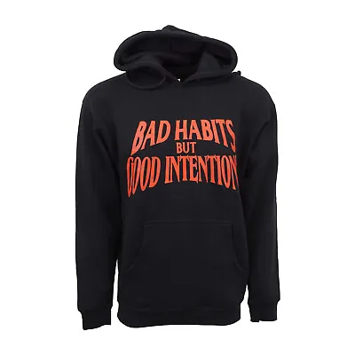 $69 • Buy New Vlone X Nav Bad Habits Good Intentions T Shirt Authentic Black Hoody