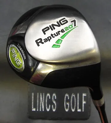 Ping Rapture 20° 7 Wood Stiff Graphite Shaft Golf Pride Grip • £59.99