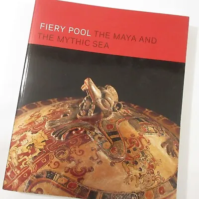 Maya Ancient Mayan Art Sculpture Glyphs Fiery Pool Mythic Water Ocean Gods • $18.90