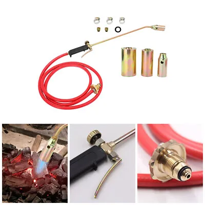 £18.41 • Buy Long Arm Propane Butane Gas Torch Burner Blow Kit Roofers Roofing Brazing Hose