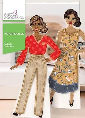 Paper Dolls Anita Goodesign Embroidery Machine Design CD NEW • $15.99