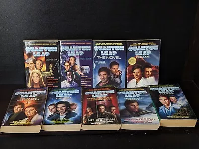 QUANTUM LEAP Paperback Book Lot (9) TV Series- Wall Prelude PULITZER • $34.99