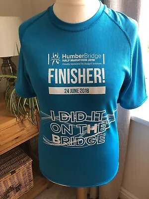 £3.99 • Buy Humber Bridge, Hull Size M 12/14 Half Marathon Running Finishers 2018 T-Shirt