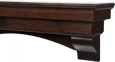 MANTELSDIRECT Mantels Direct Salem Wood Mantel Shelf With Arched Corbels - Cherr • $284.25