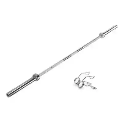 7ft Olympic Barbell W/collars (1500lb) • $209.95