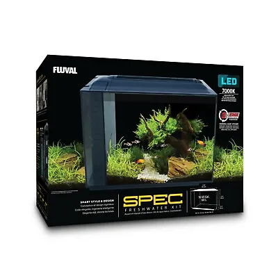 Fluval Spec Aquarium Kit – Black - 16 Gallon - 10525 • $269.99