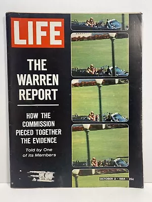 Life Magazine October 2 1964: The Warren Report - JFK Assasination • $9.99