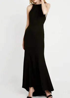 Jarlo Long Length Demi Dress Ladies Black Size UK 10 #REF102 • £49.99