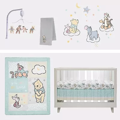 Bedtime Originals Winnie The Pooh Hugs Crib Bedding Set - 3pc • $32.99