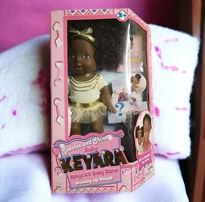 Sparkle And Shine BABY KEYARA Kenya's Baby Sister Growing Up Proud 12  Doll  • $23.59