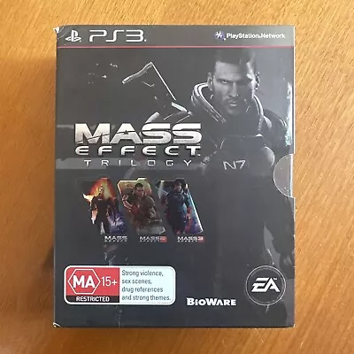 Mass Effect Trilogy (ma15+) Playstation 3 Ps3 Pal Oz Seller • $35