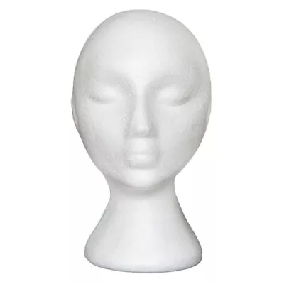 White Female Foam Head Mannequin Head Model Wig Glasses Hat Display Stand Holder • $9.66