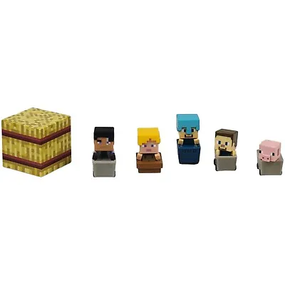 Minecraft Minifigures Lot 5 Minifigures & Block • $25